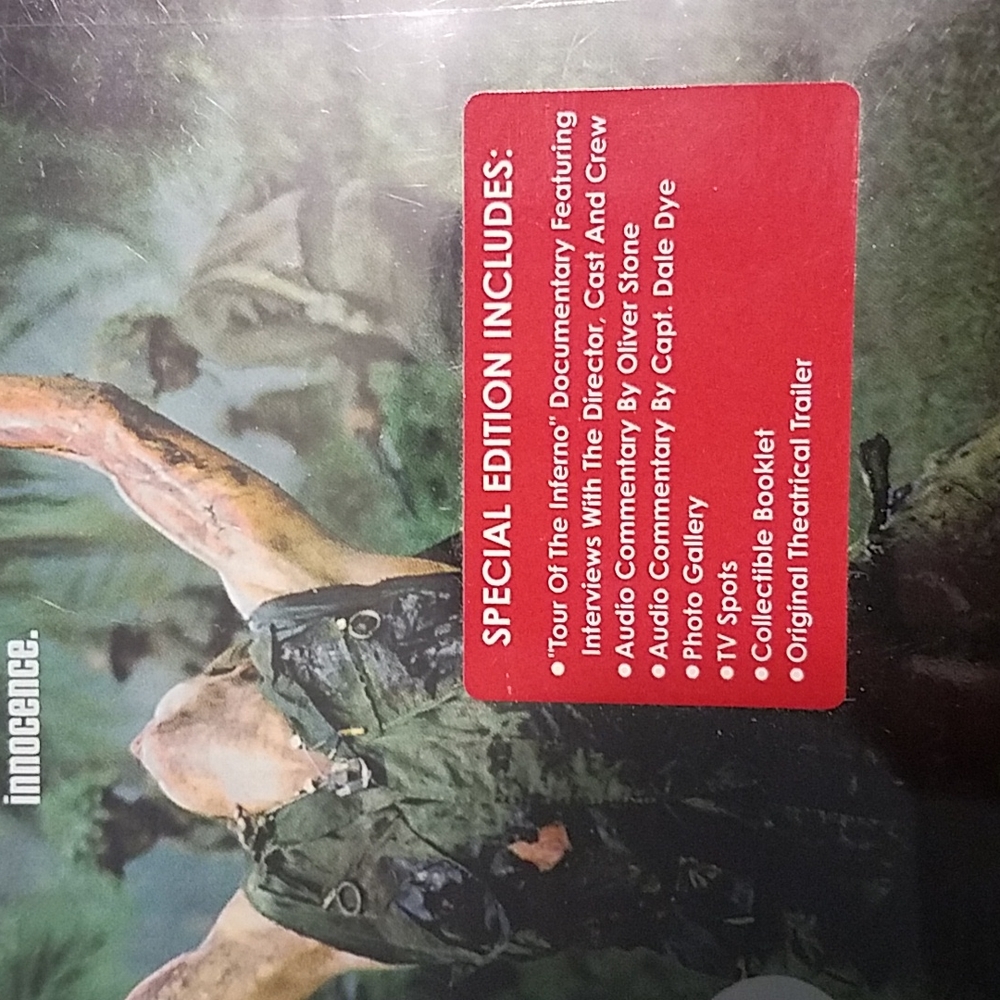New NWT Platoon Special Edition DVD Vietnam War Movie Disc Factory Sealed - Picture 2 of 3